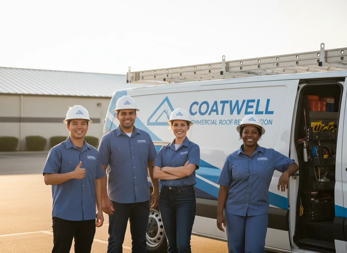 Commercial roof coating company in Gene Autry, OK