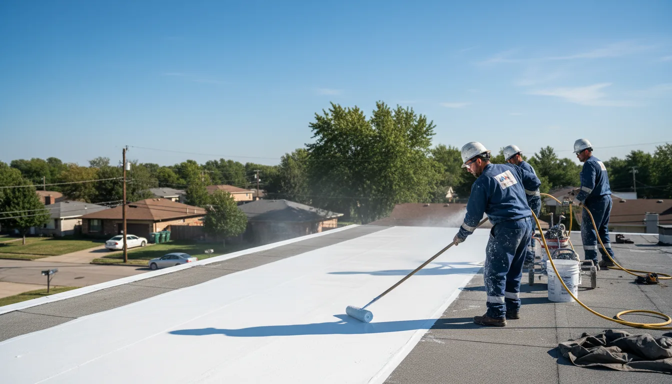 Commercial roof coating in Gene Autry, OK near me